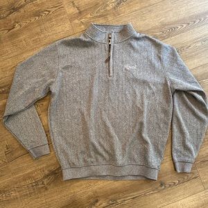 Men’s FootJoy Quarter Zip Gray Sweater